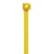 Panduit Cable Tie, 14-1/2 in L, 4 in Max Bundle Dia., Yellow, Nylon 6/6, 50 lb Strength, 1000 PK PRT4S-M4Y - alternate 1